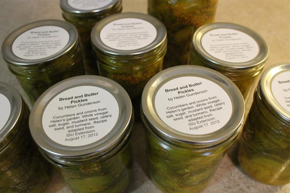 Helen's pickle jars